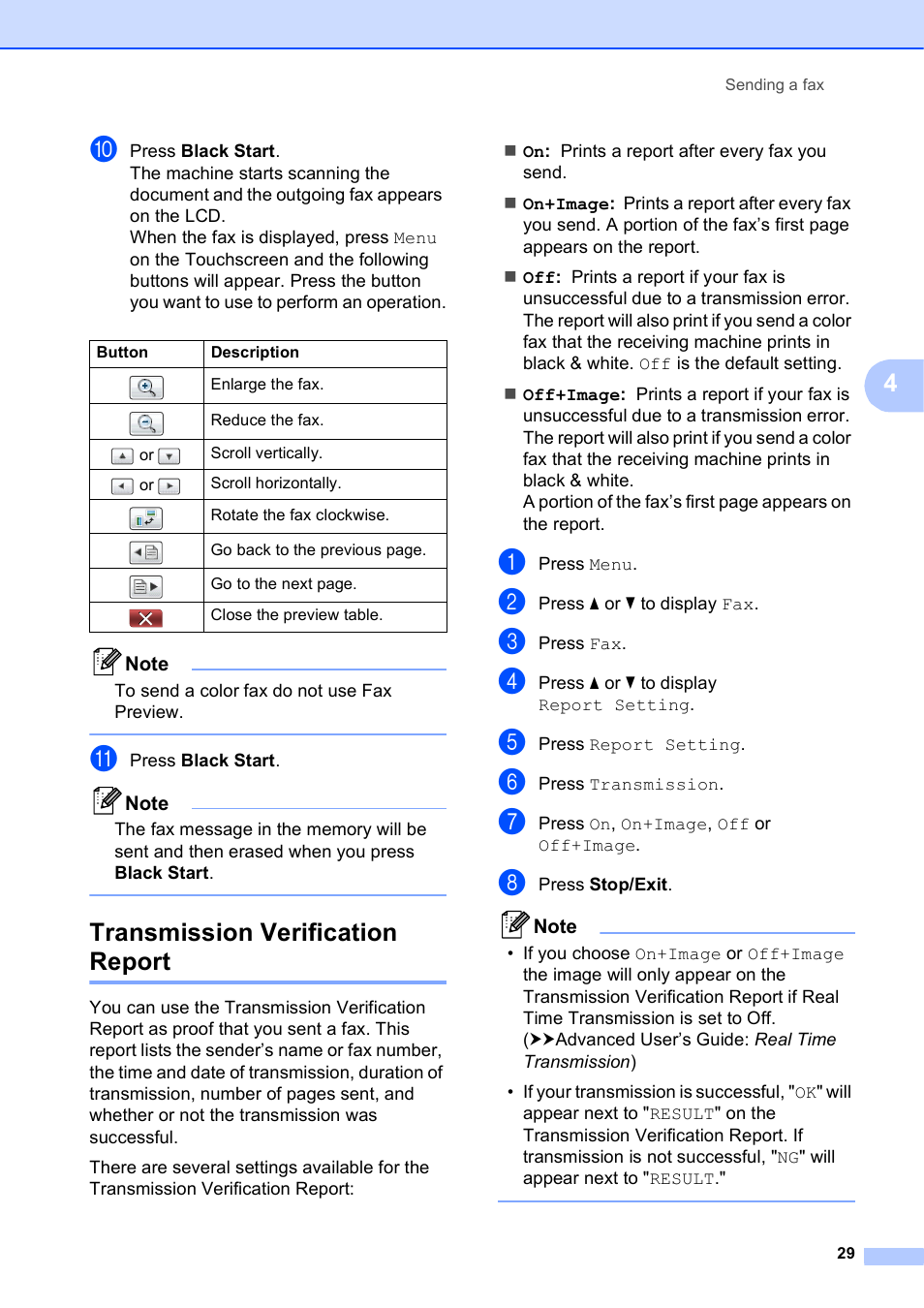 Transmission verification report | Brother MFC-J835DW User Manual | Page 43 / 154