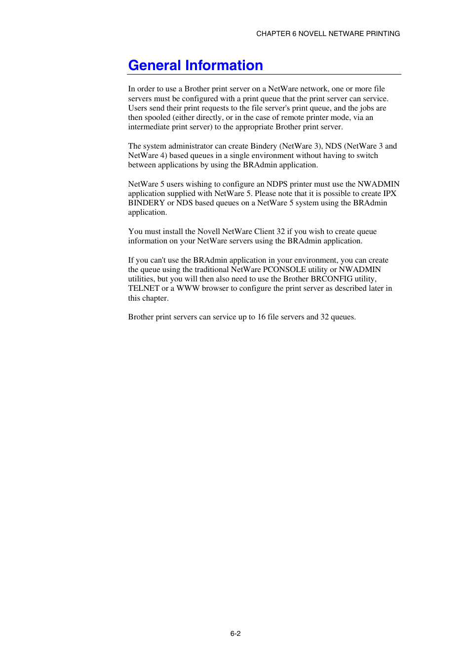 General information | Brother HL-1870N User Manual | Page 66 / 149