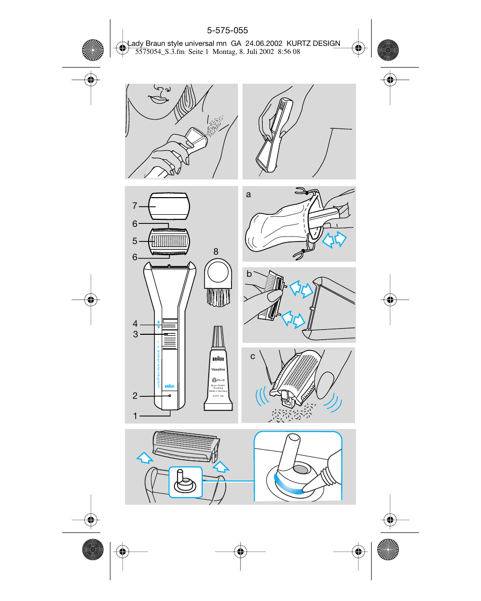 Braun Lady Style universal User Manual | Page 3 / 47