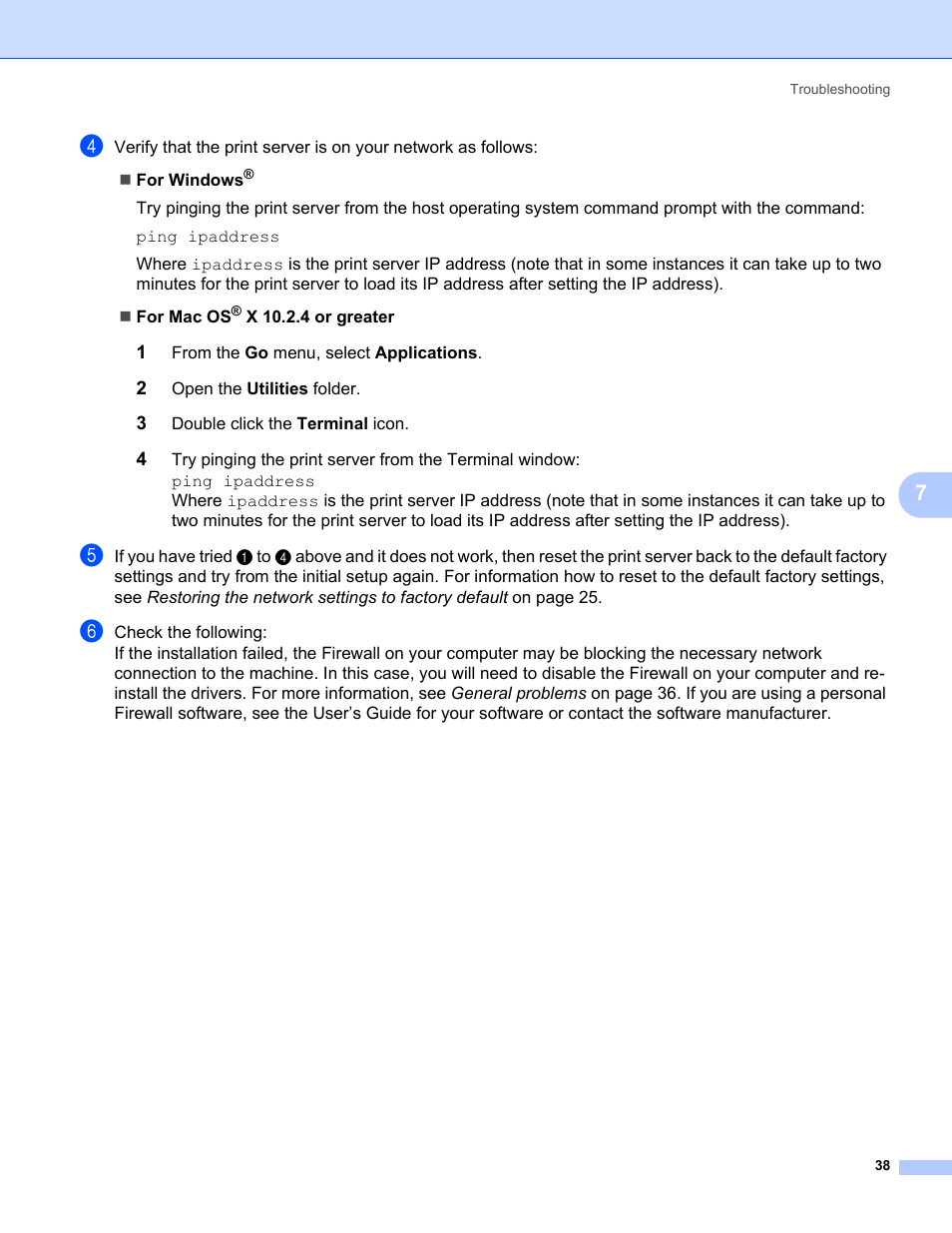 Brother MFC-465CN User Manual | Page 45 / 58