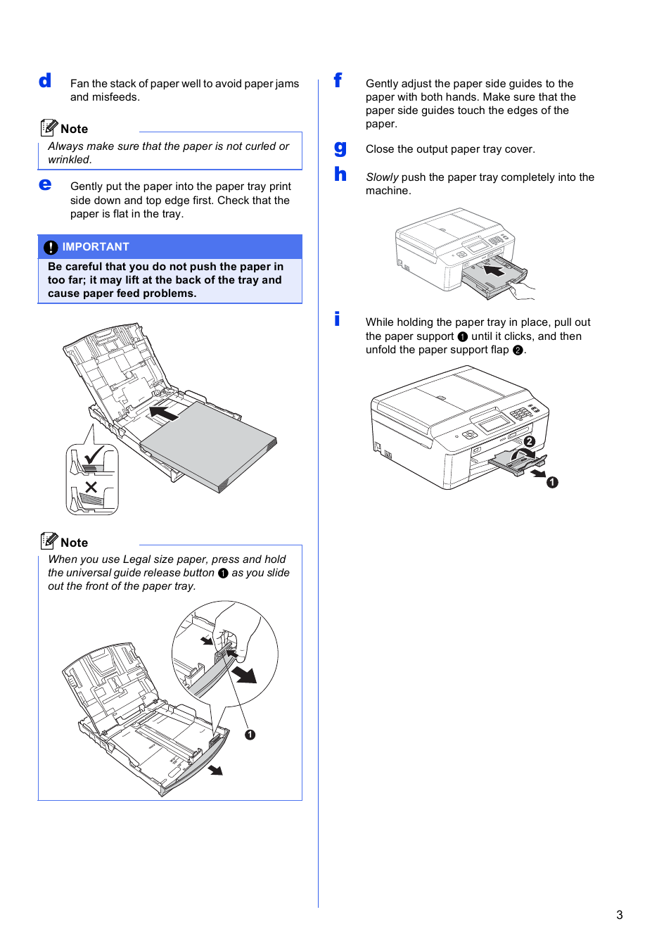 Brother MFC-J625DW User Manual | Page 3 / 36