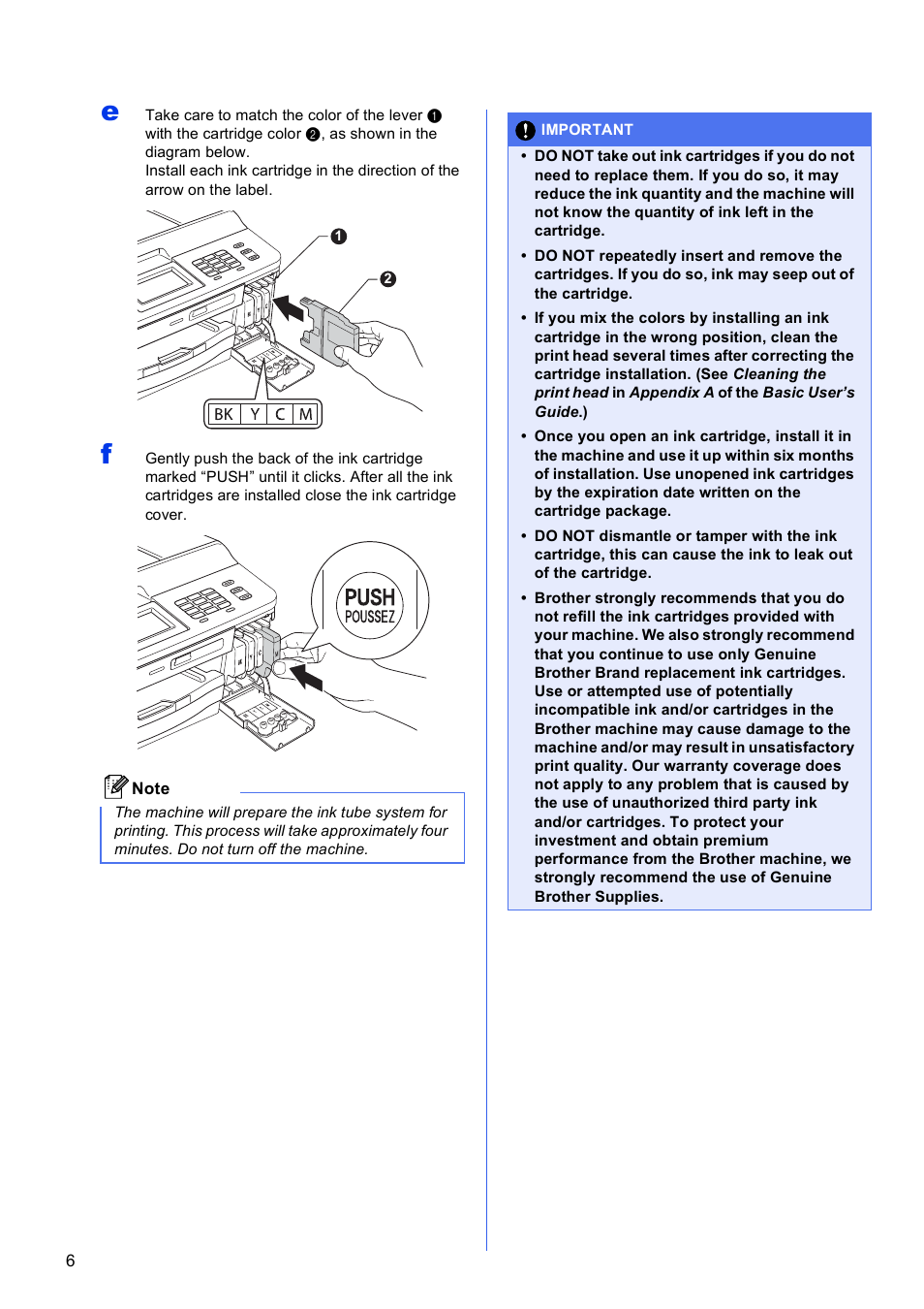 Brother MFC-J625DW User Manual | Page 6 / 36