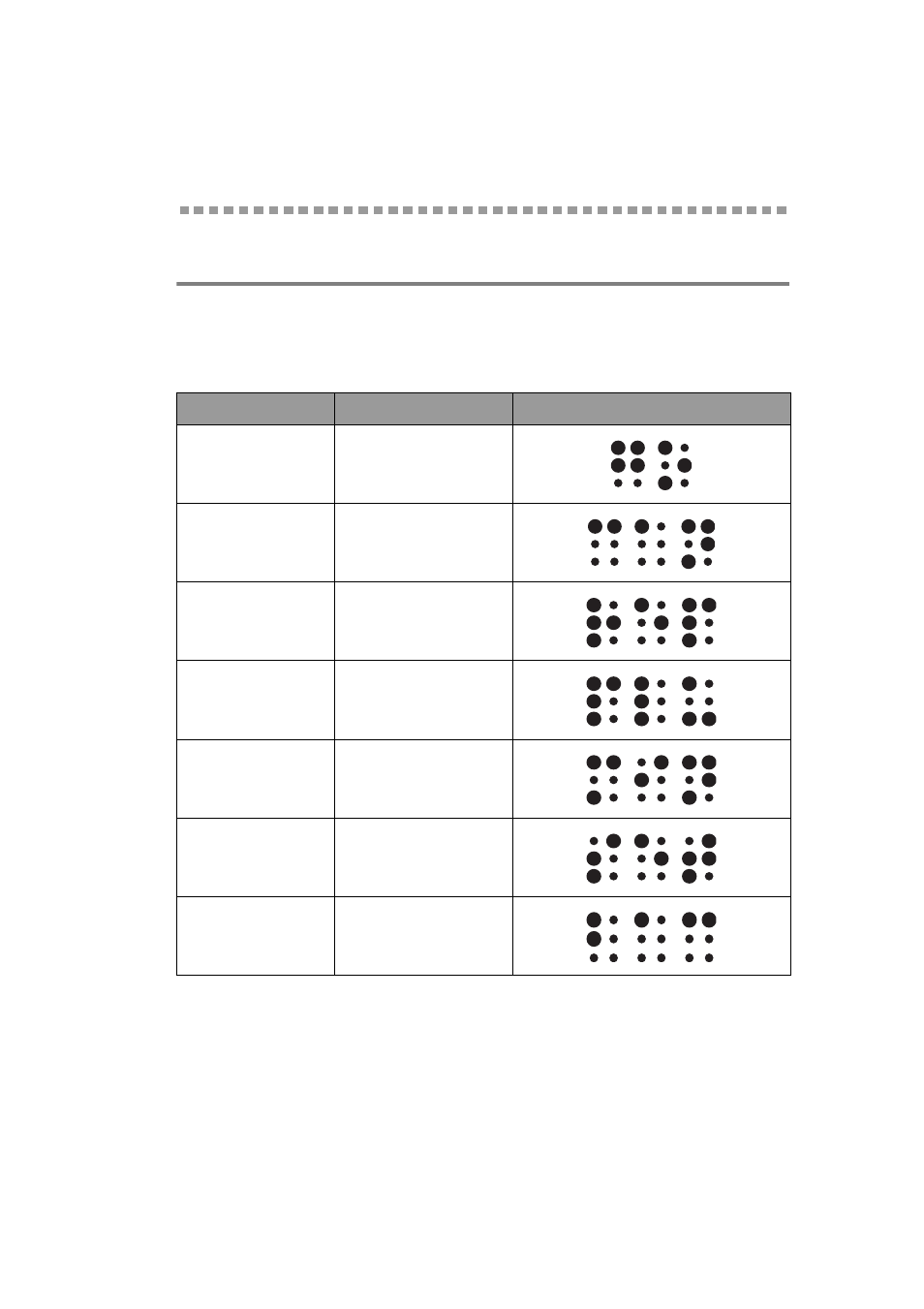 For visually-impaired users, Braille symbols, For visually-impaired users -42 | Braille symbols -42 | Brother HL-7050N User Manual | Page 126 / 253