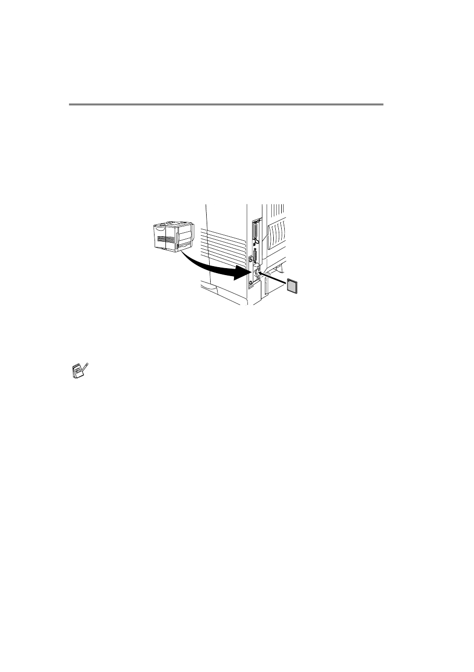 Installing the compactflash card, Installing the compactflash card -12 | Brother HL-7050N User Manual | Page 139 / 253