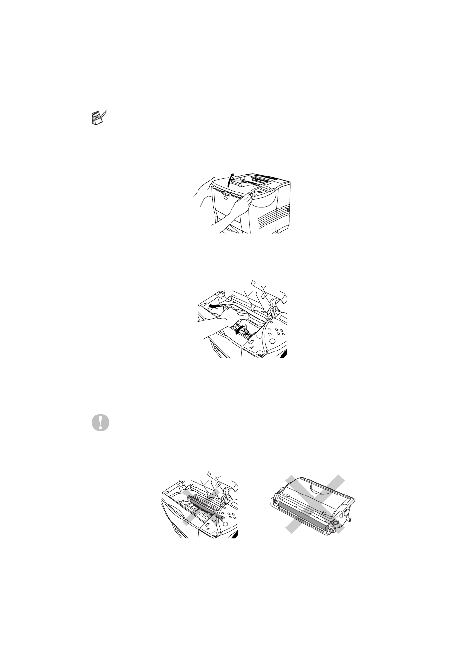 Replacing the toner cartridge, Replacing the toner cartridge -3 | Brother HL-7050N User Manual | Page 152 / 253