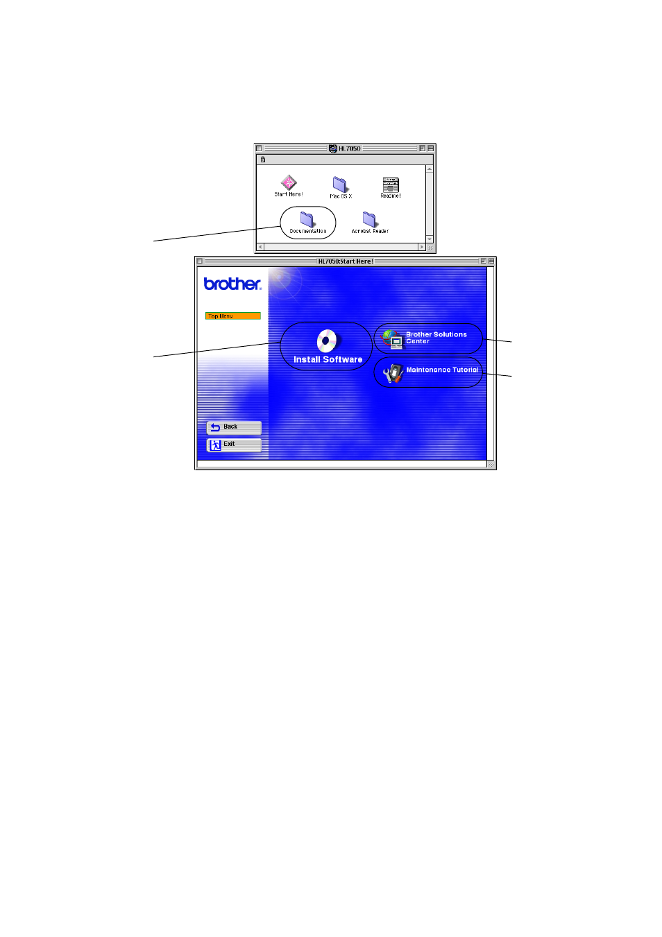 What is on the cd-rom, For macintosh | Brother HL-7050N User Manual | Page 24 / 253