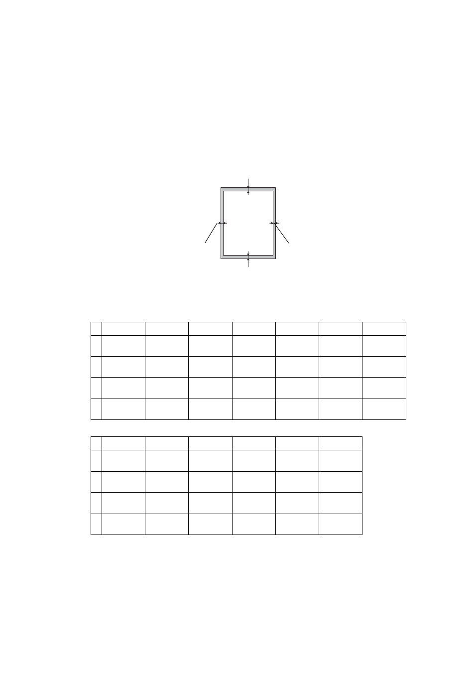 Printable area, Printable area -17, About this printer 1 - 17 | Brother HL-7050N User Manual | Page 36 / 253