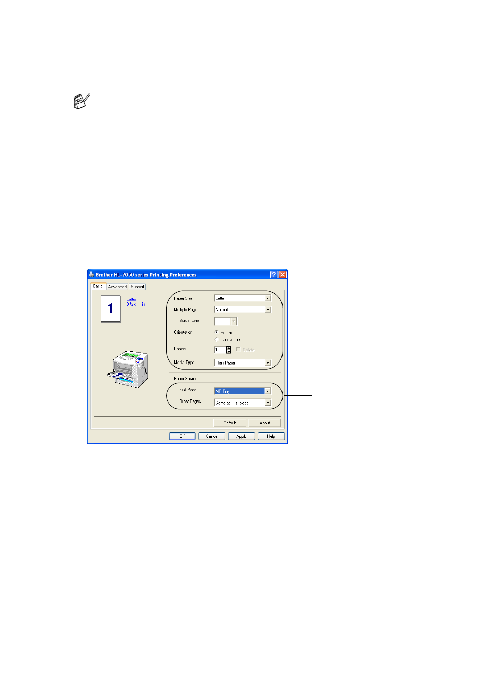 Brother HL-7050N User Manual | Page 45 / 253