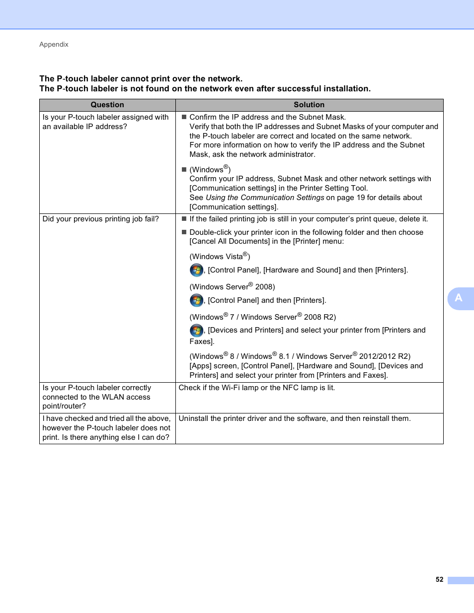 Brother PT-P750W User Manual | Page 57 / 59