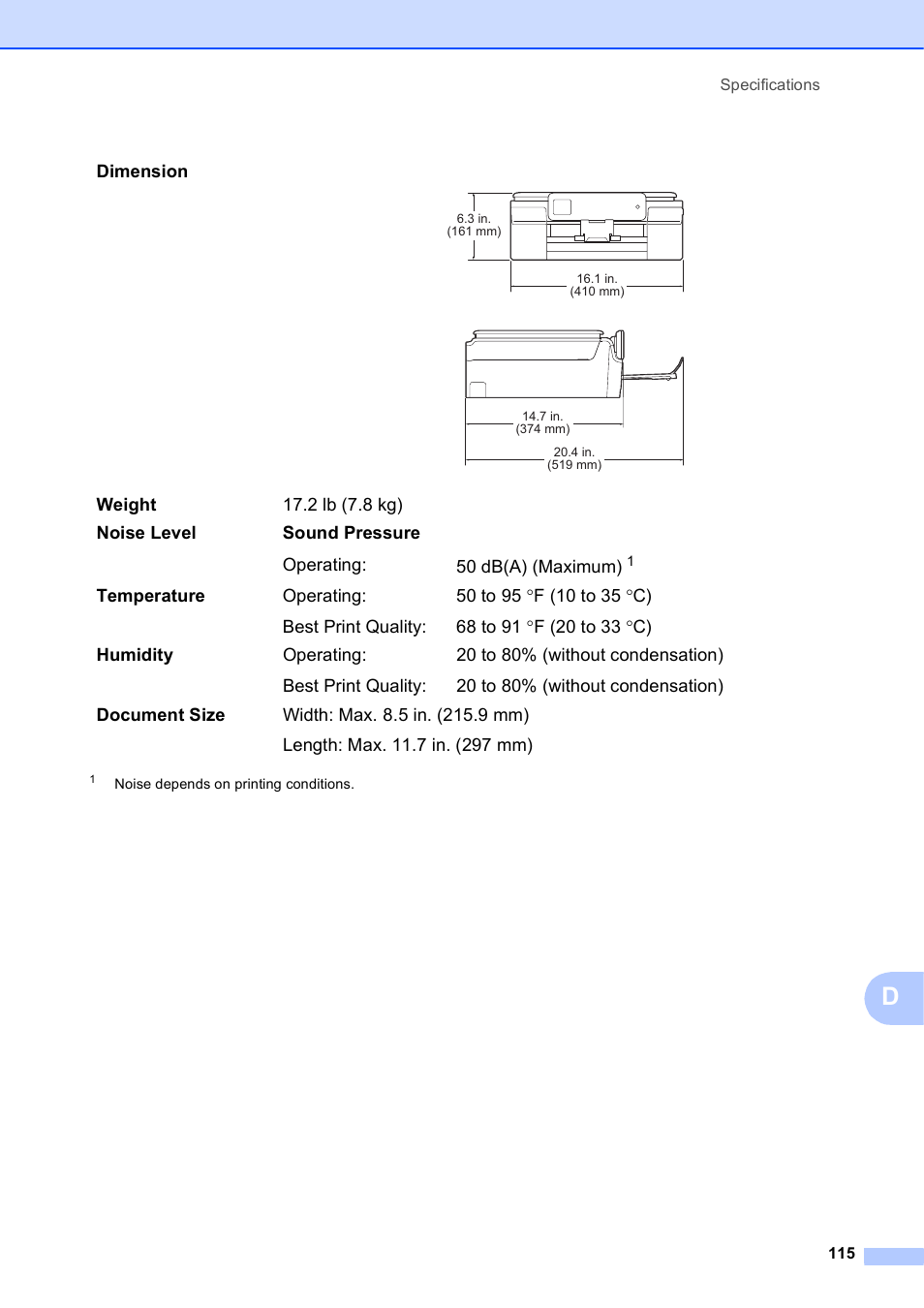 Brother MFC-J285DW User Manual | Page 129 / 143