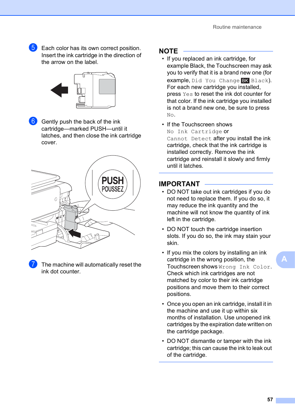 Important | Brother MFC-J285DW User Manual | Page 71 / 143