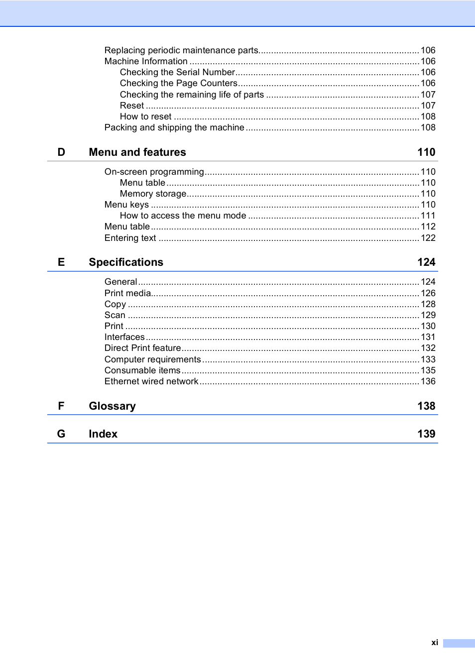 Brother DCP-8085DN User Manual | Page 13 / 156
