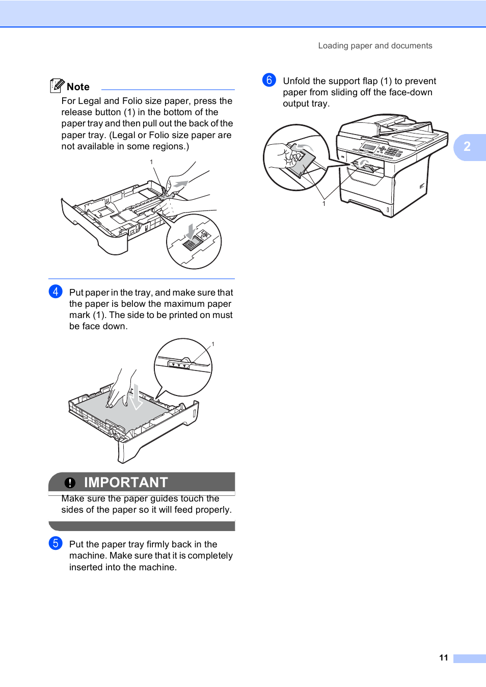 Important | Brother DCP-8085DN User Manual | Page 24 / 156