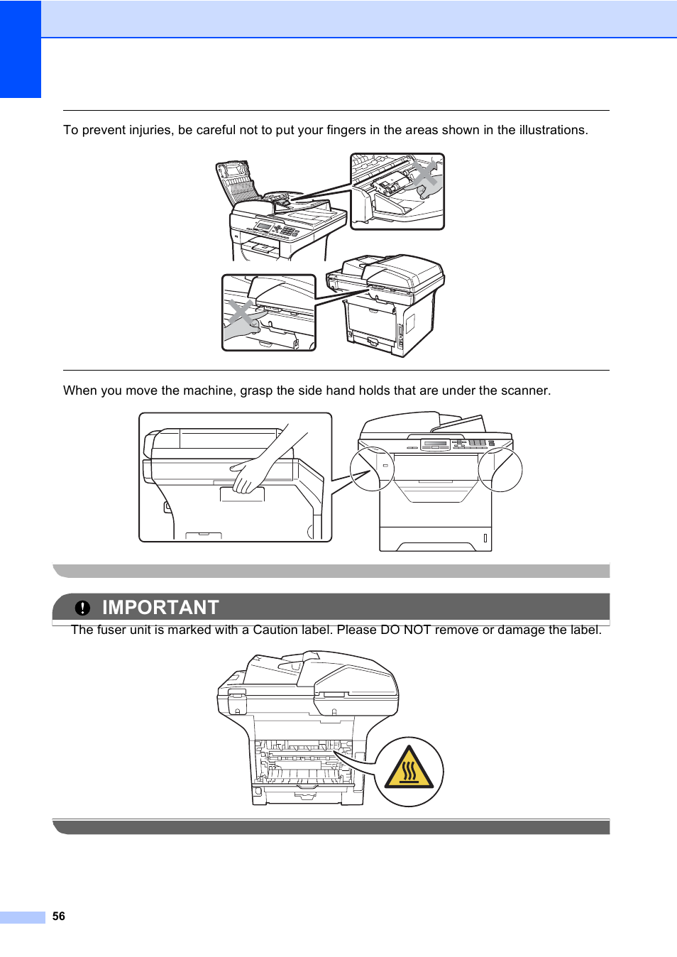 Important | Brother DCP-8085DN User Manual | Page 69 / 156