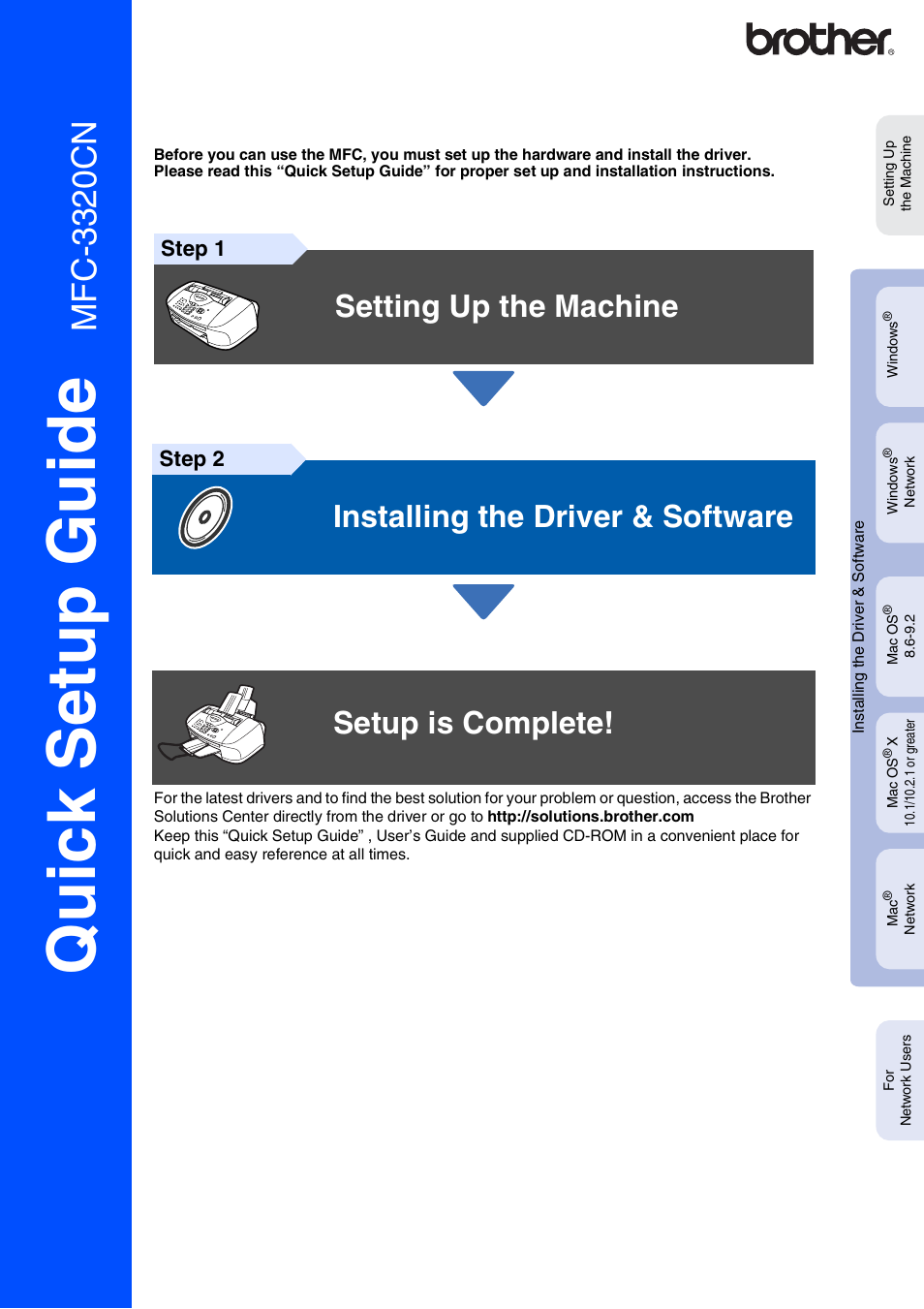 Brother MFC-3320CN User Manual | 42 pages