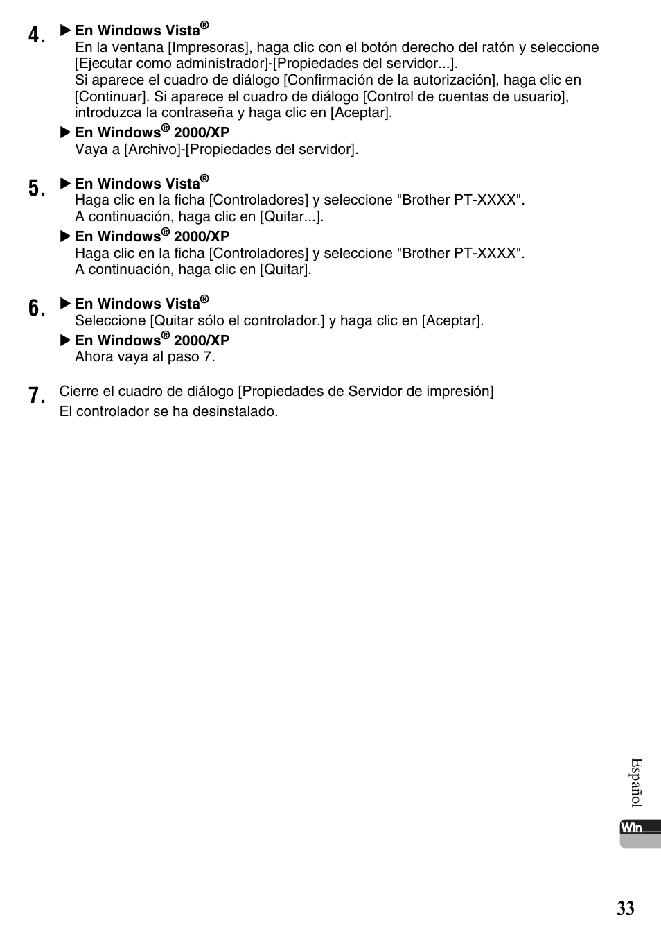 Brother PT-2700 User Manual | Page 34 / 58
