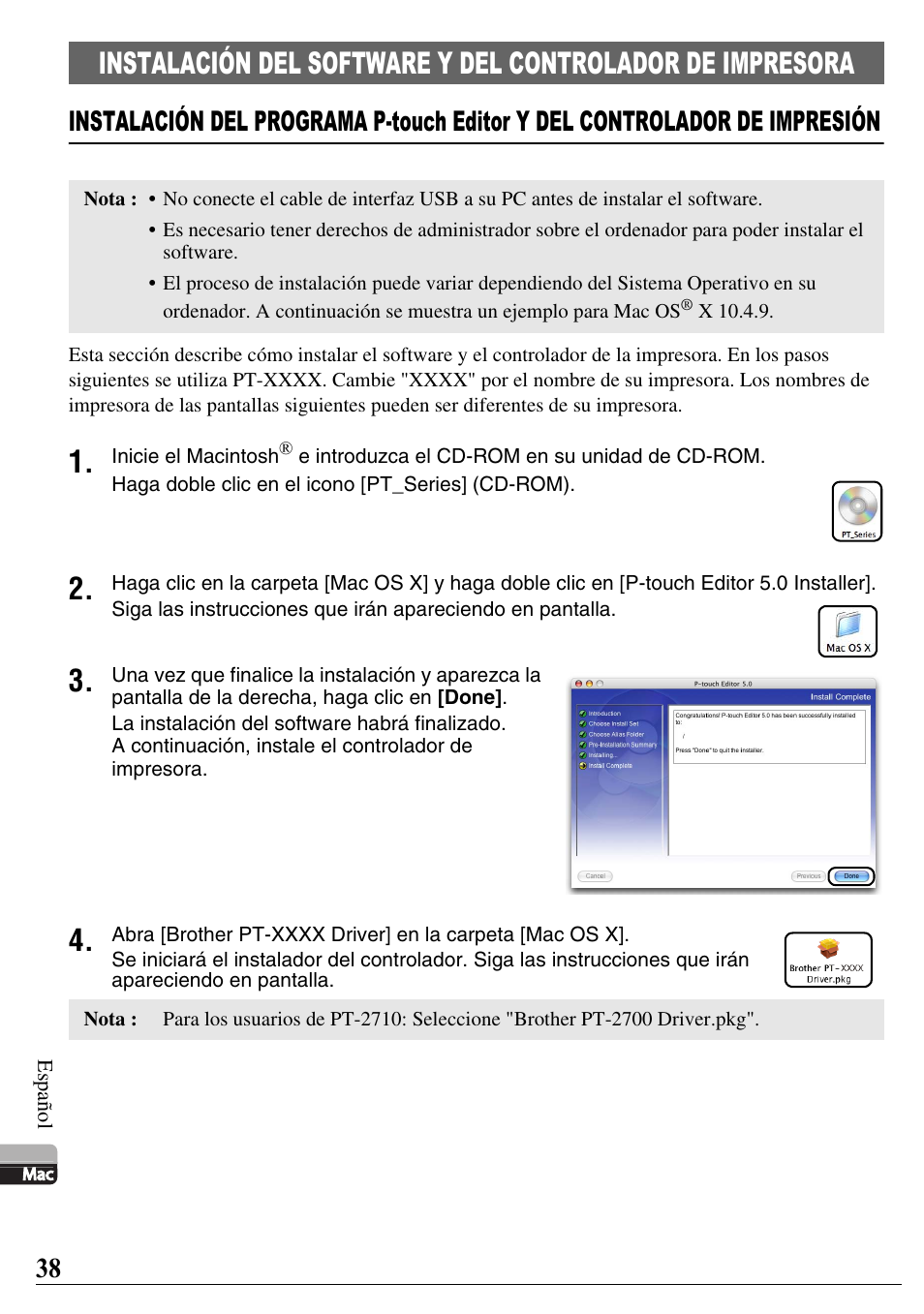 Brother PT-2700 User Manual | Page 39 / 58