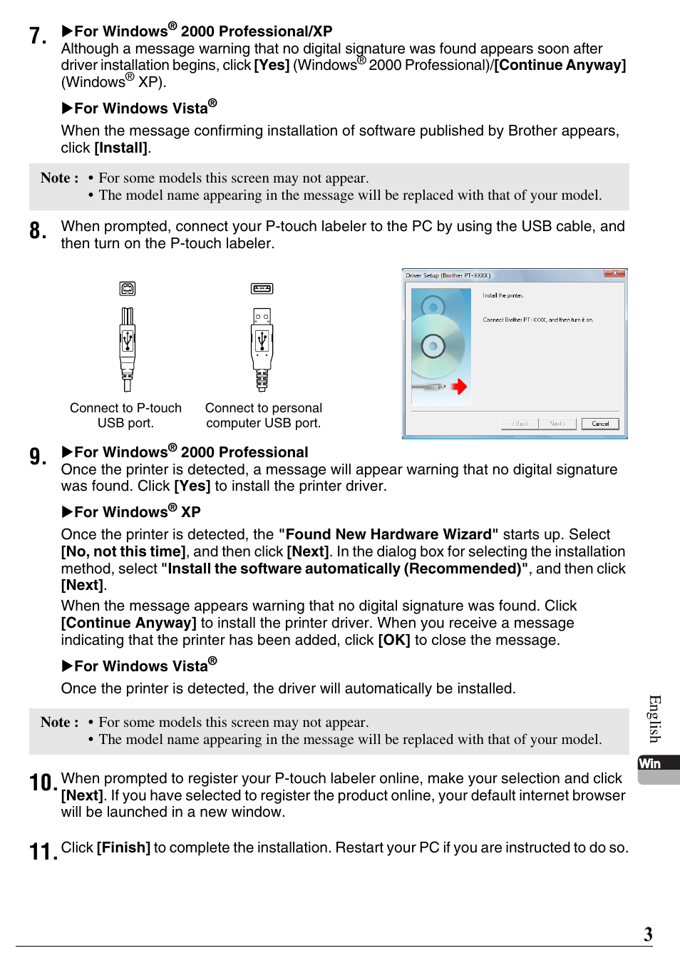 Brother PT-2700 User Manual | Page 4 / 58