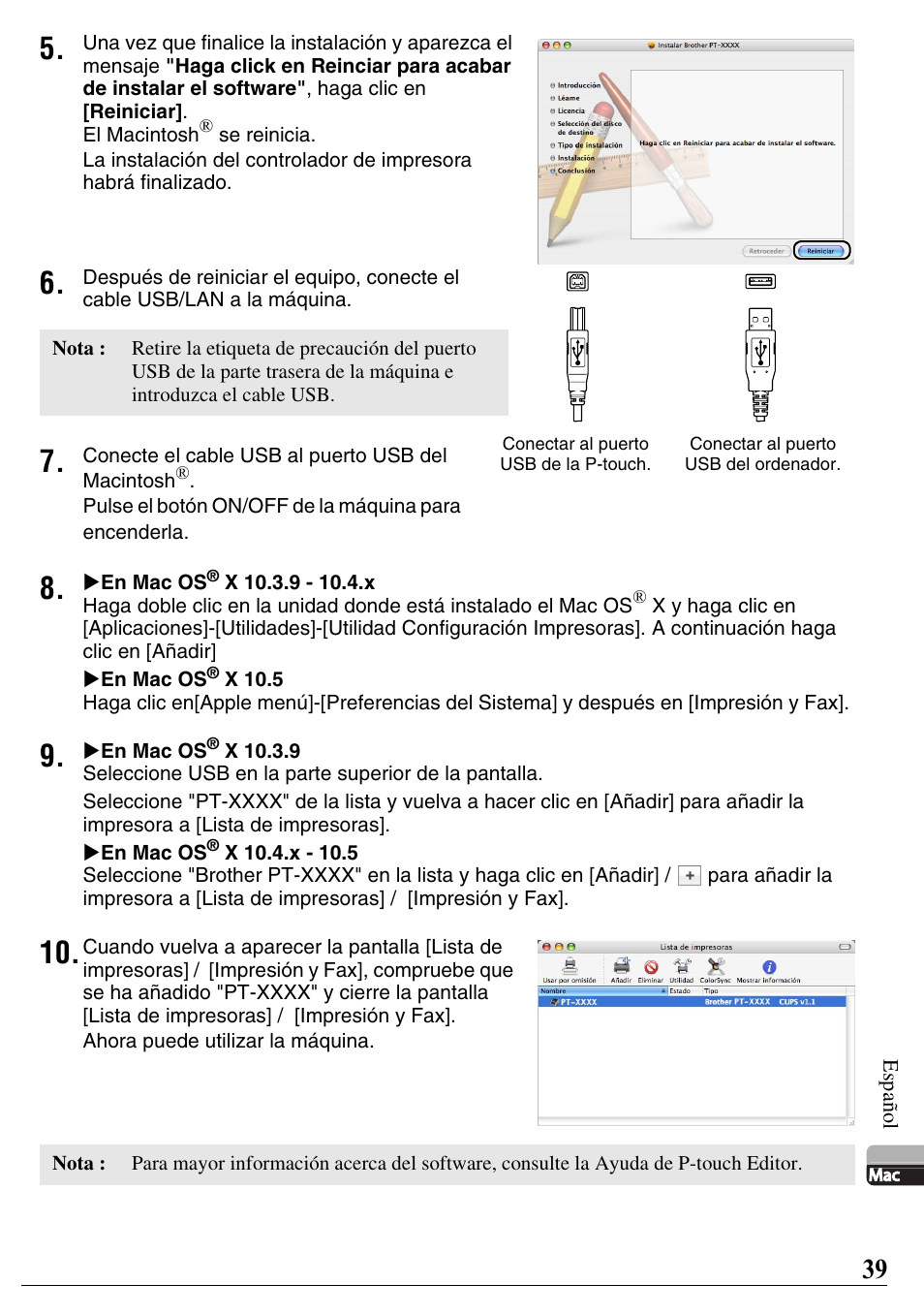 Brother PT-2700 User Manual | Page 40 / 58