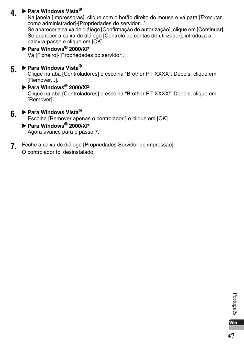 Brother PT-2700 User Manual | Page 48 / 58