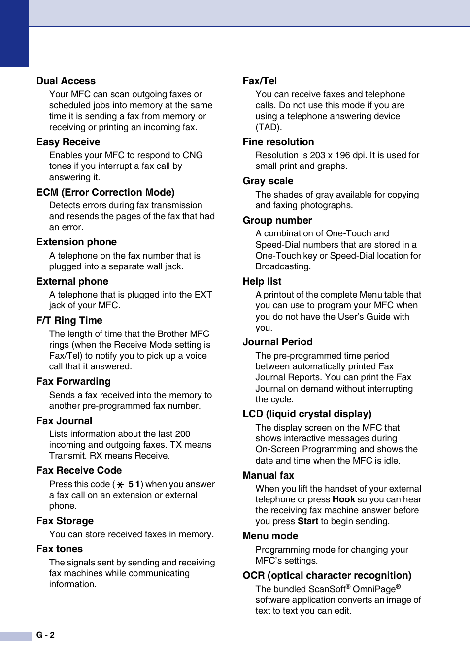Brother MFC-7820N User Manual | Page 136 / 156