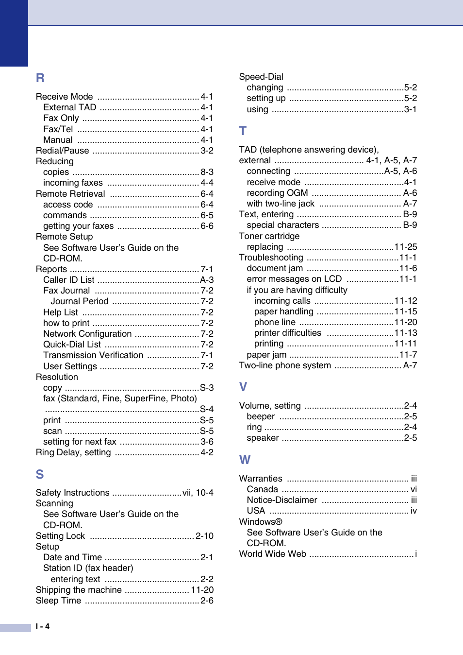 Brother MFC-7820N User Manual | Page 152 / 156