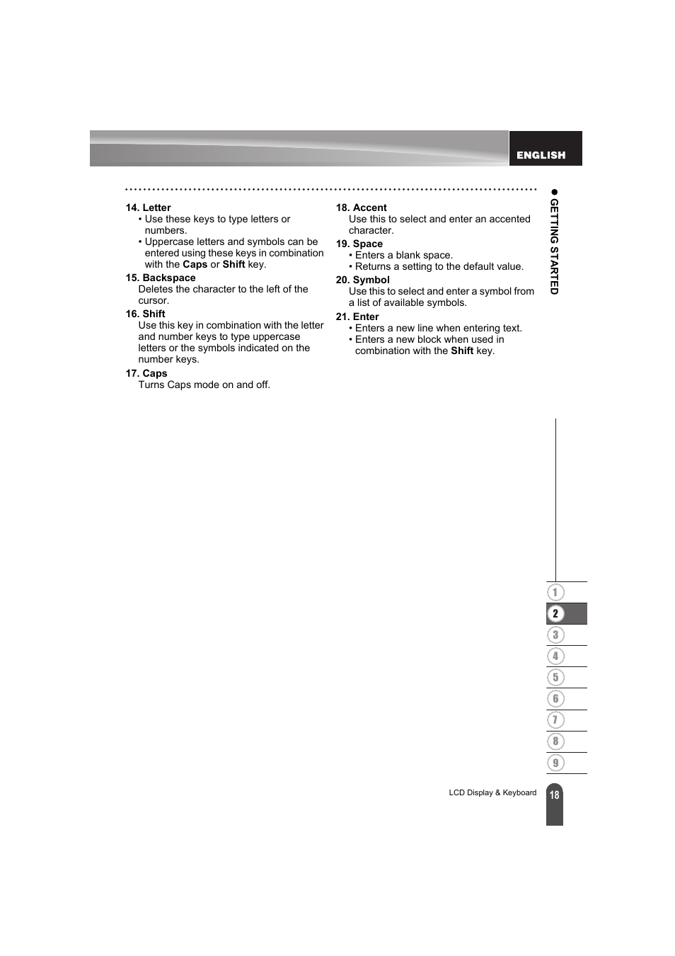 Brother PT-E300 User Manual | Page 21 / 61