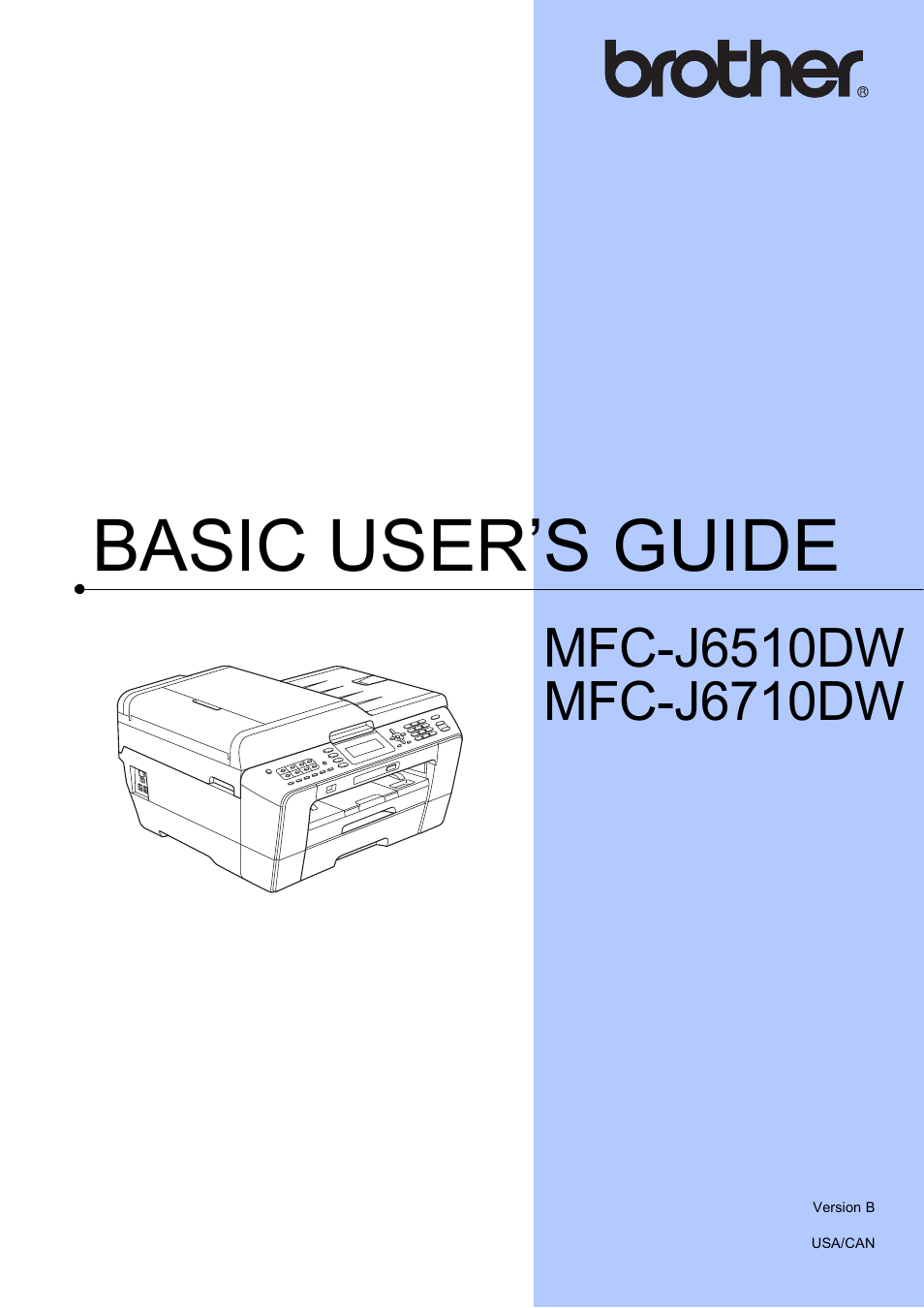 Brother MFC J6510DW User Manual | 163 pages