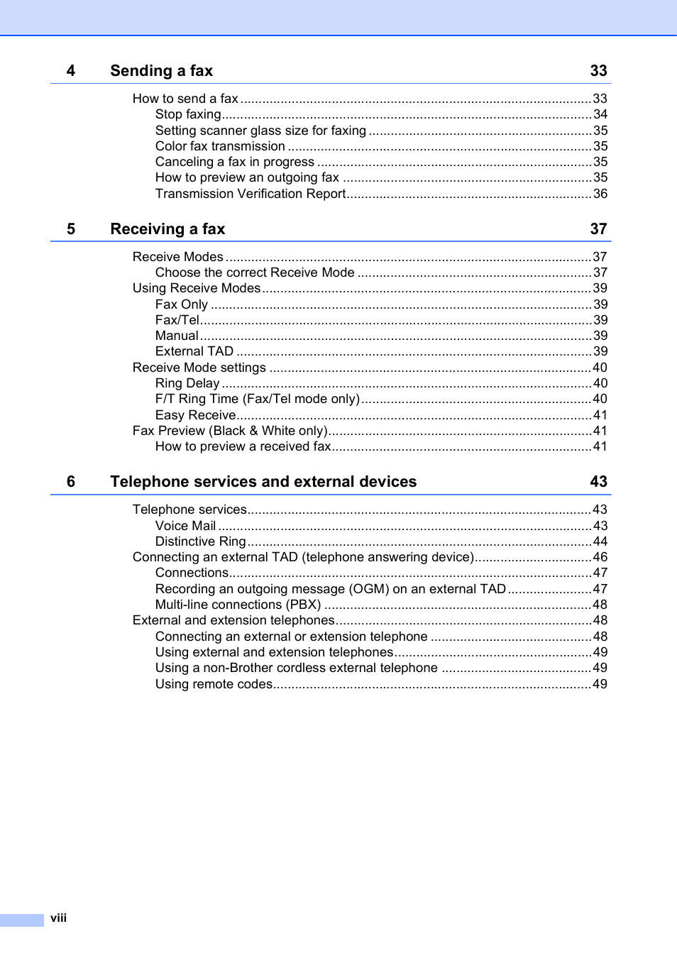 Brother MFC J6510DW User Manual | Page 10 / 163