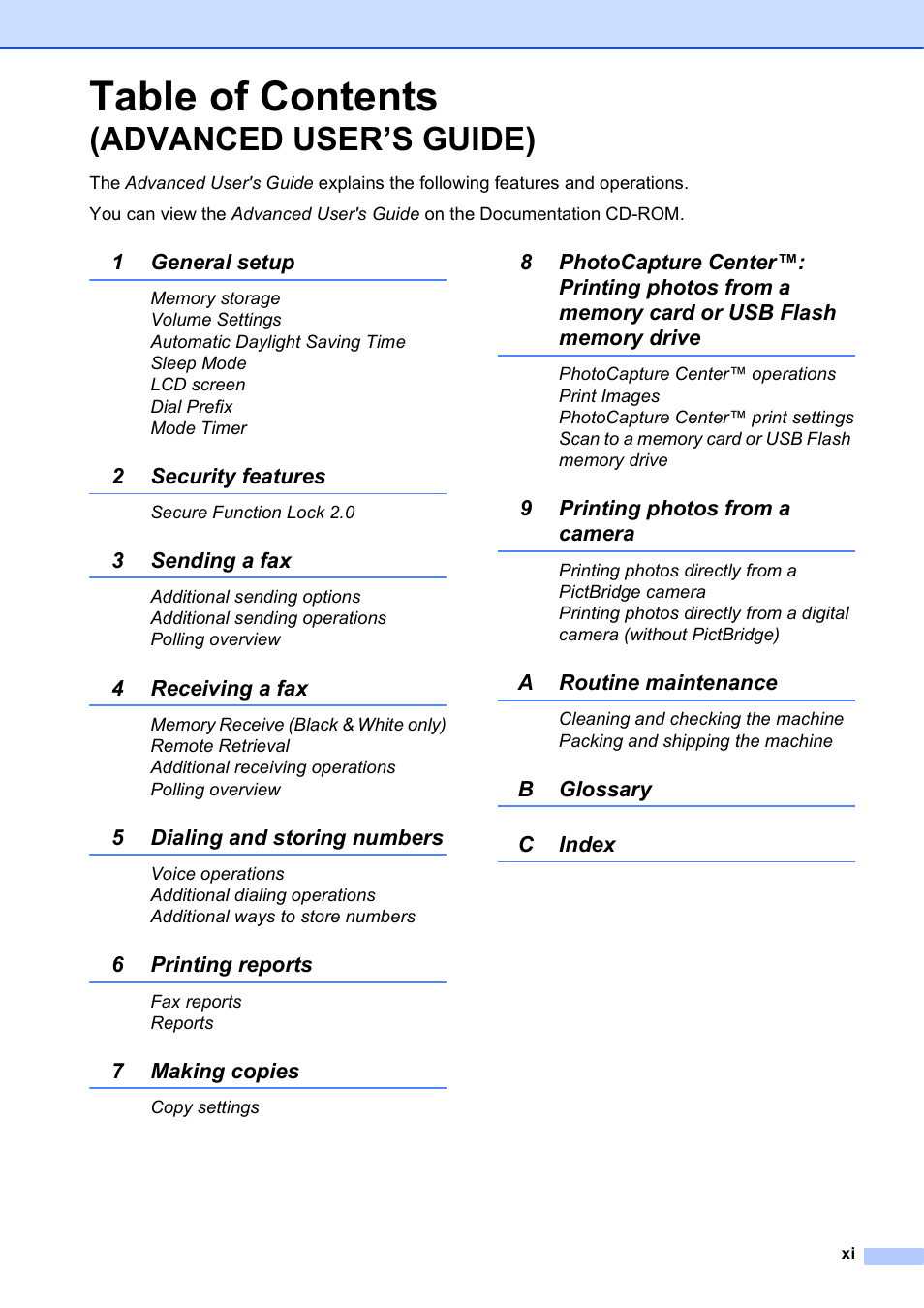 Brother MFC J6510DW User Manual | Page 13 / 163