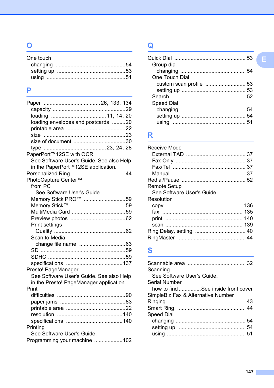 Brother MFC J6510DW User Manual | Page 161 / 163