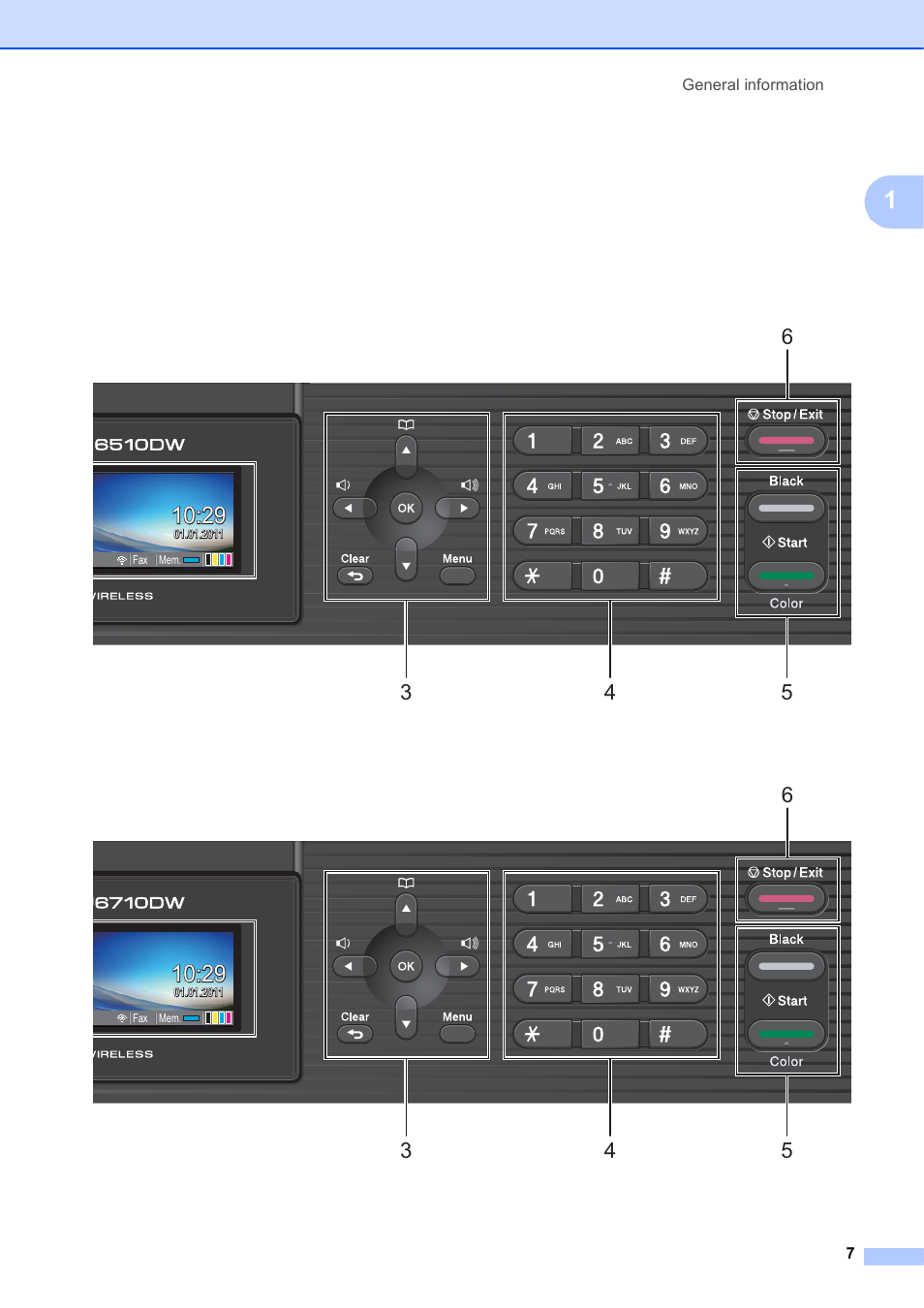 Brother MFC J6510DW User Manual | Page 21 / 163