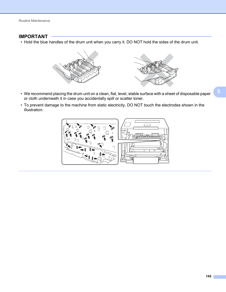 Important | Brother HL-L9200CDWT User Manual | Page 149 / 228