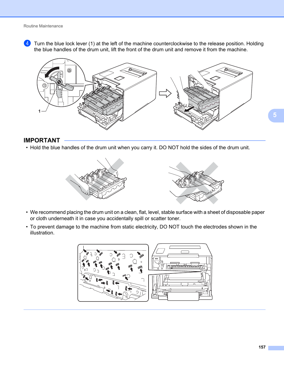 Important | Brother HL-L9200CDWT User Manual | Page 164 / 228