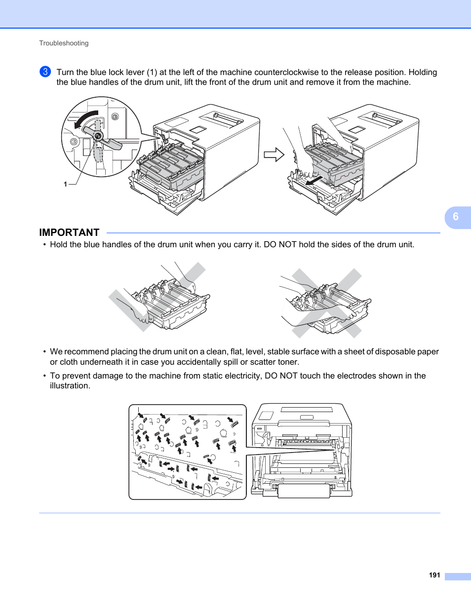 Important | Brother HL-L9200CDWT User Manual | Page 198 / 228