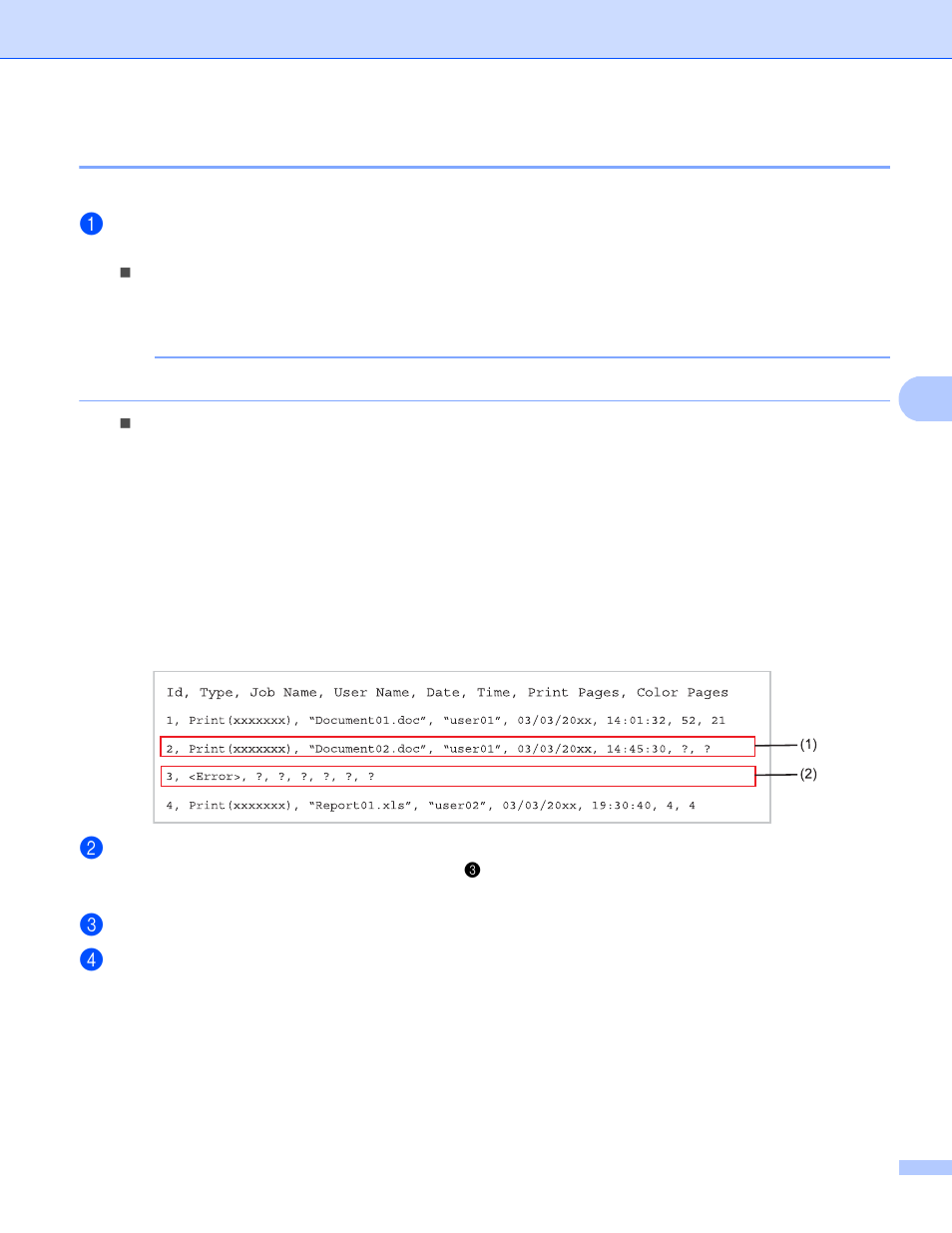 Error detection setting, 5error detection setting | Brother MFC-9130CW User Manual | Page 72 / 150