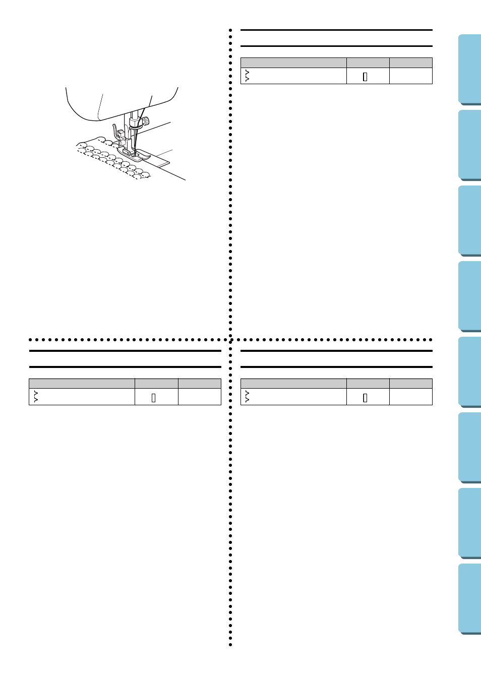 Shell tuck stitching, Puntada alforza derefuerzo, Point à coquilles | Brother XL-5130 5232 5340 User Manual | Page 44 / 77