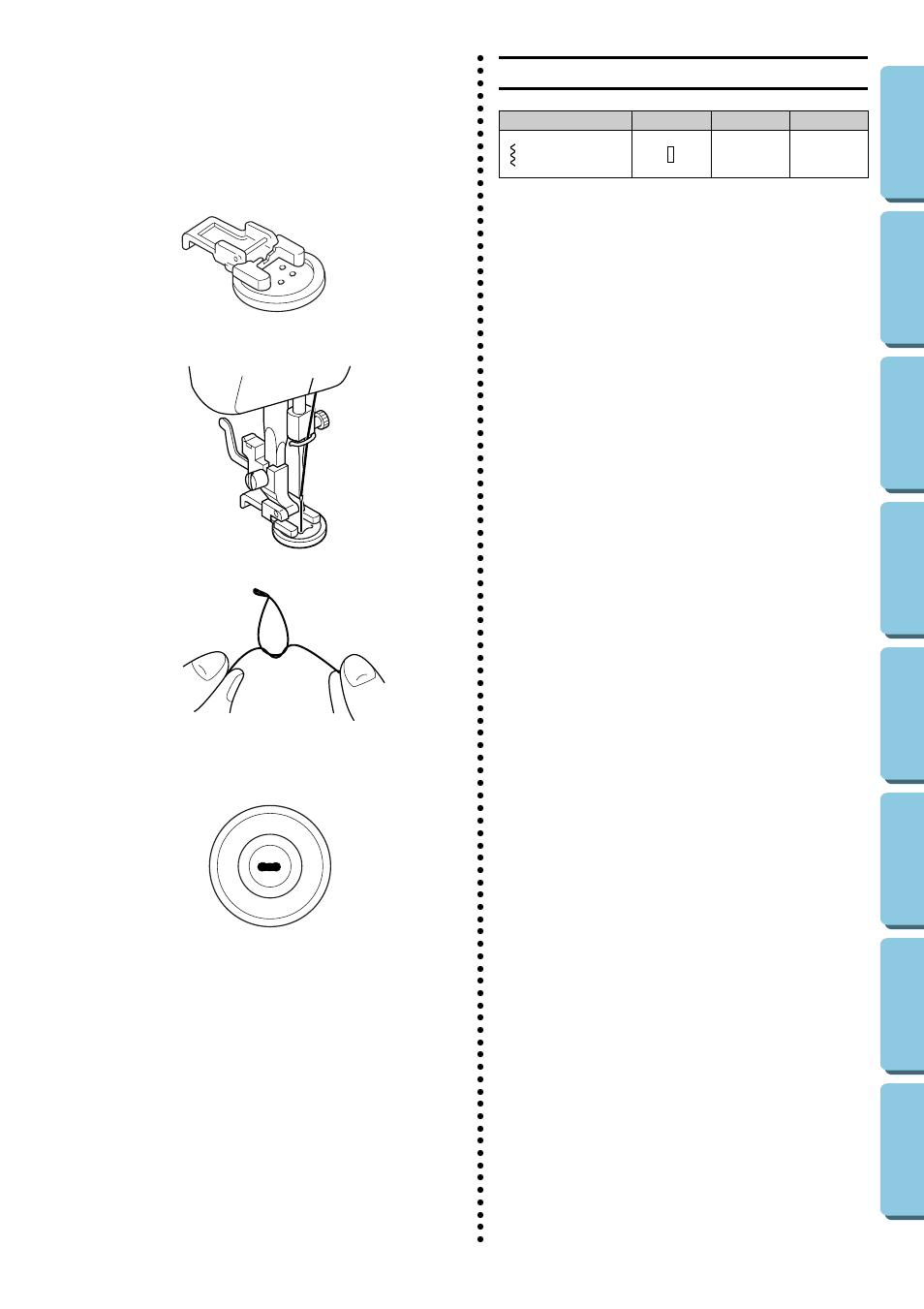 Button sewing | Brother XL-5130 5232 5340 User Manual | Page 57 / 77