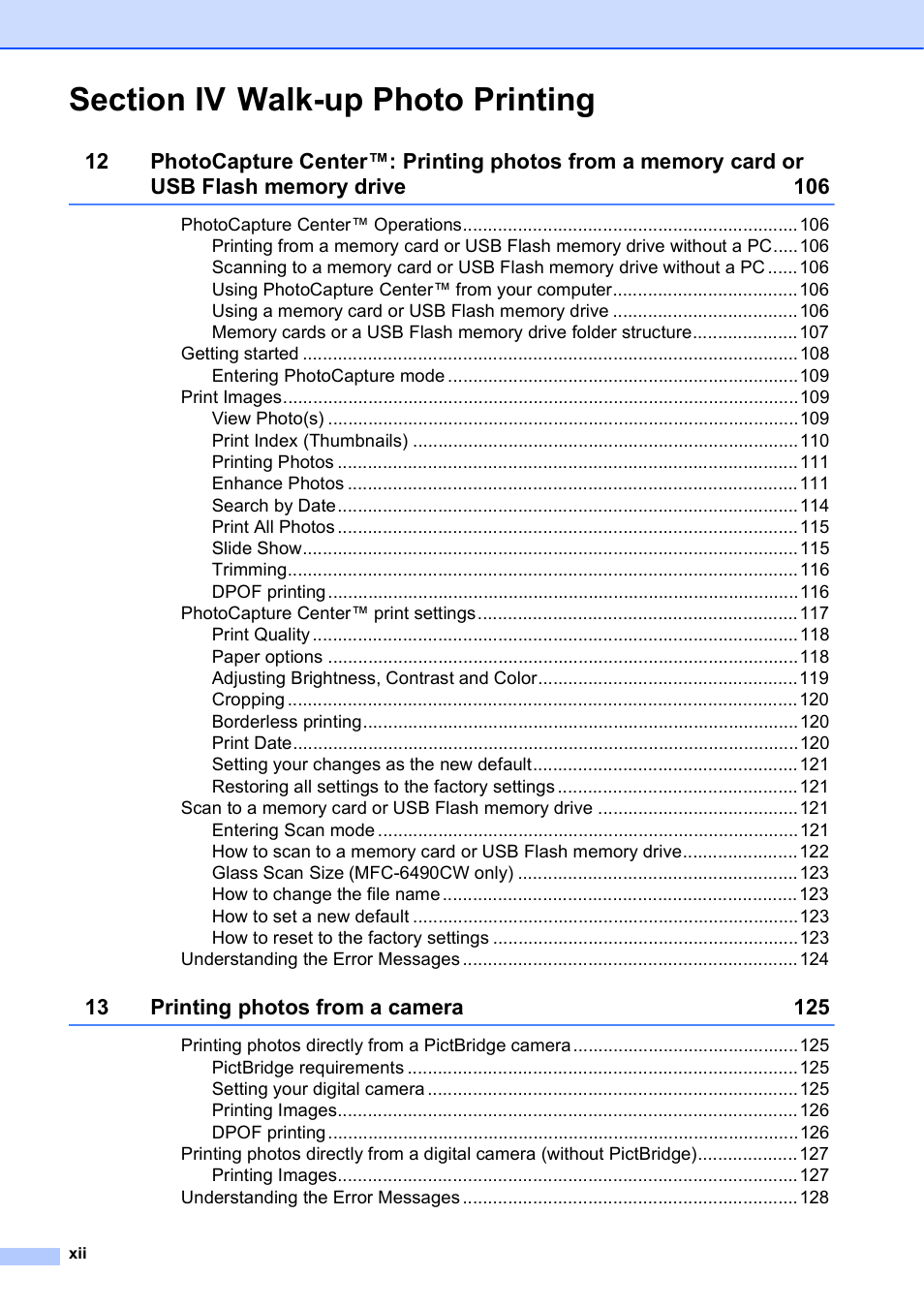 Brother MFC-5895CW User Manual | Page 14 / 247