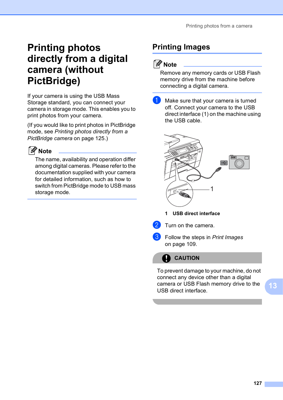 Printing images | Brother MFC-5895CW User Manual | Page 143 / 247