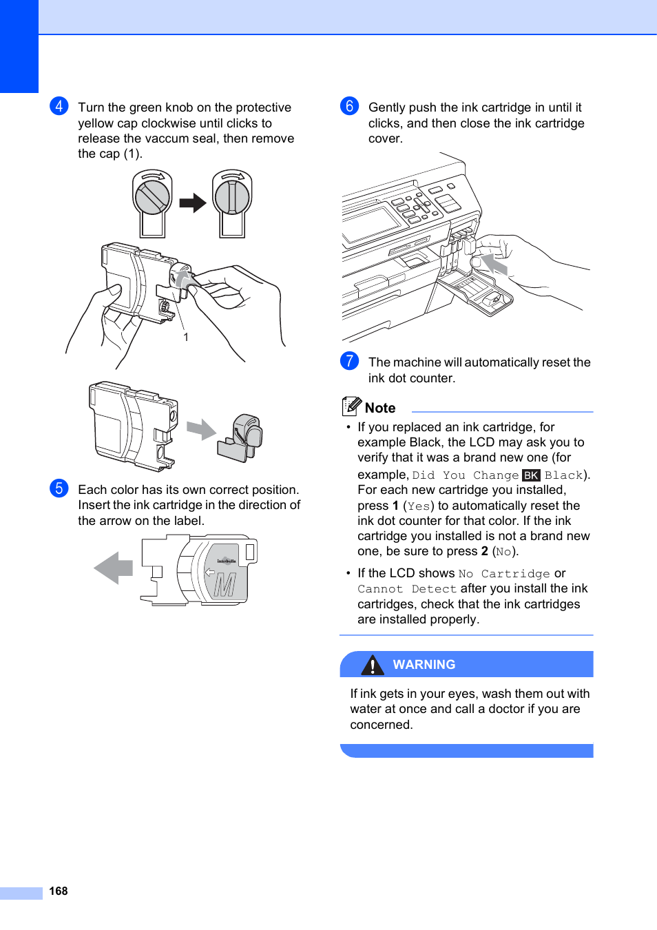 Brother MFC-5895CW User Manual | Page 184 / 247
