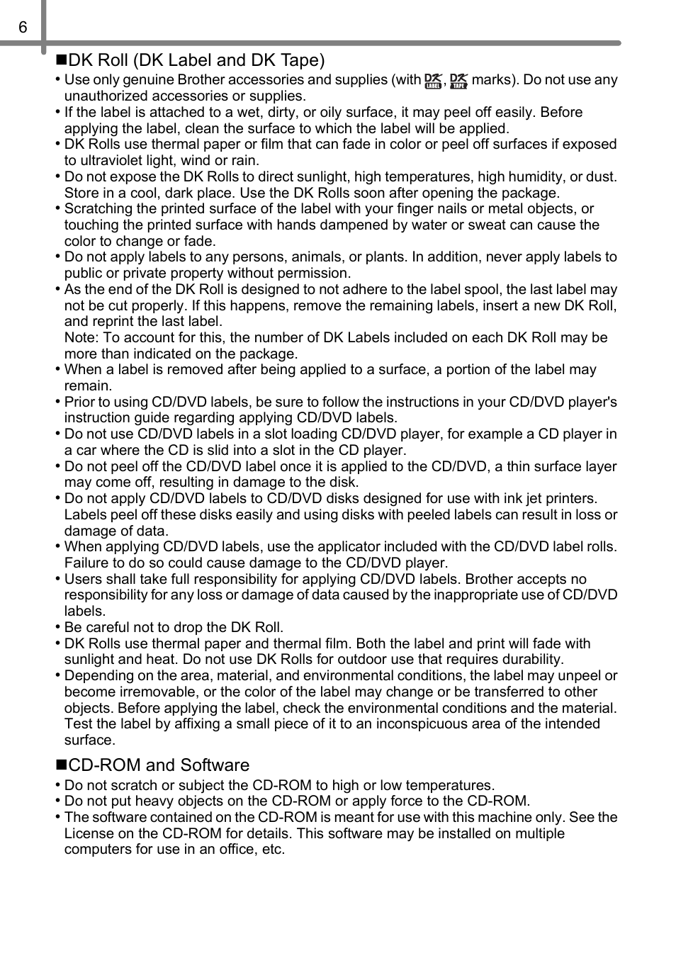 Brother QL-720NW User Manual | Page 14 / 93