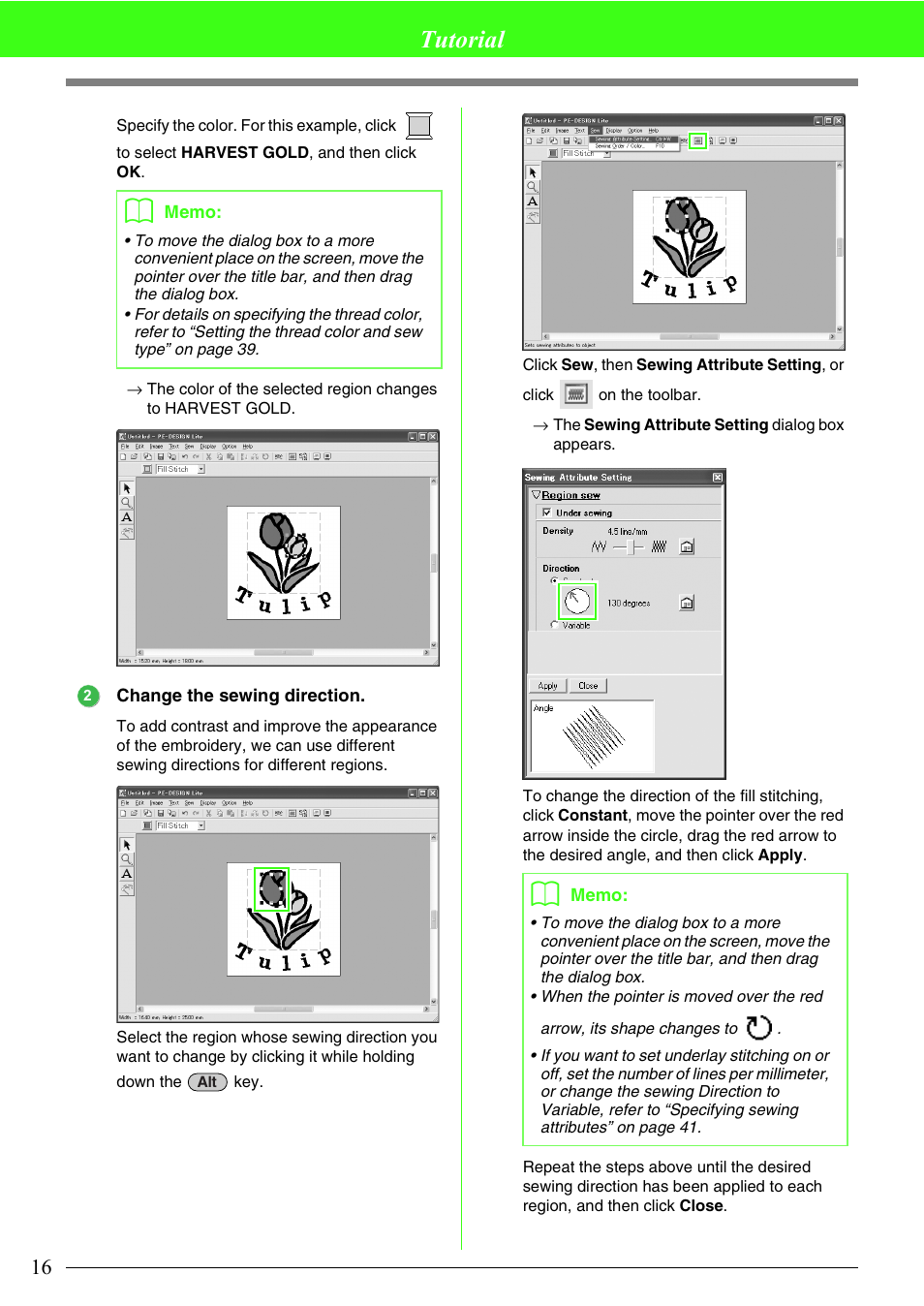 Tutorial | Brother PE-DESIGN Lite User Manual | Page 20 / 72