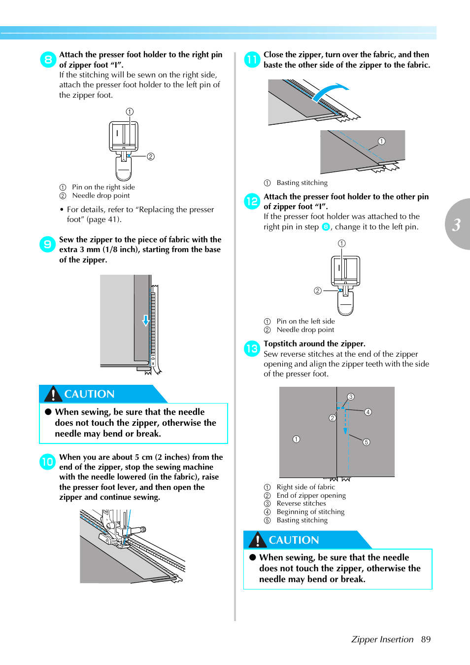Caution | Brother Innov-i User Manual | Page 91 / 152