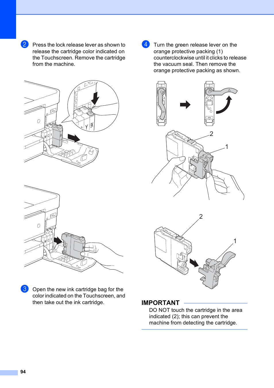 Important | Brother MFC-J4710DW User Manual | Page 108 / 211