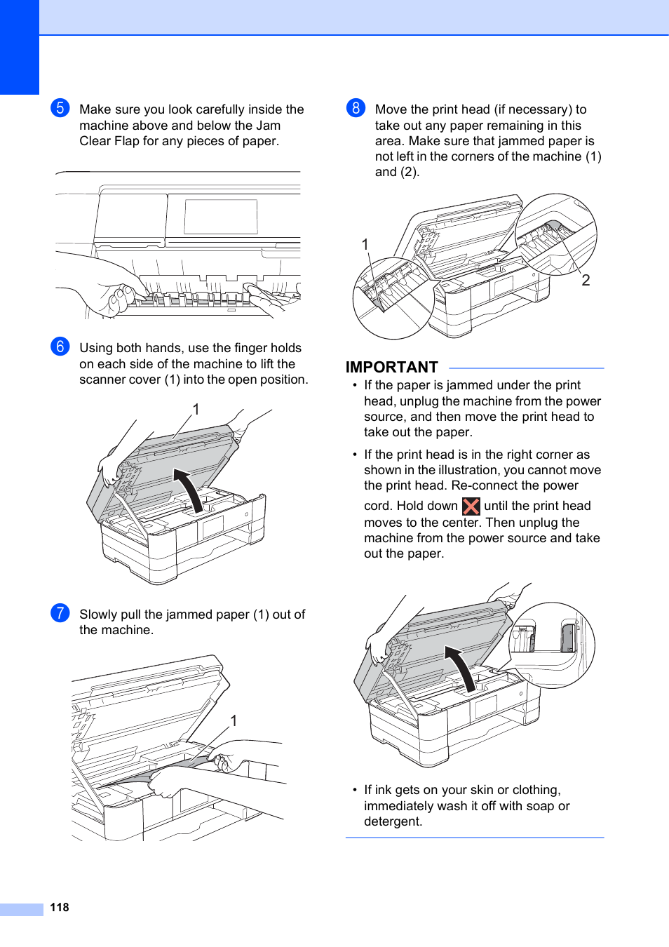 Important | Brother MFC-J4710DW User Manual | Page 132 / 211