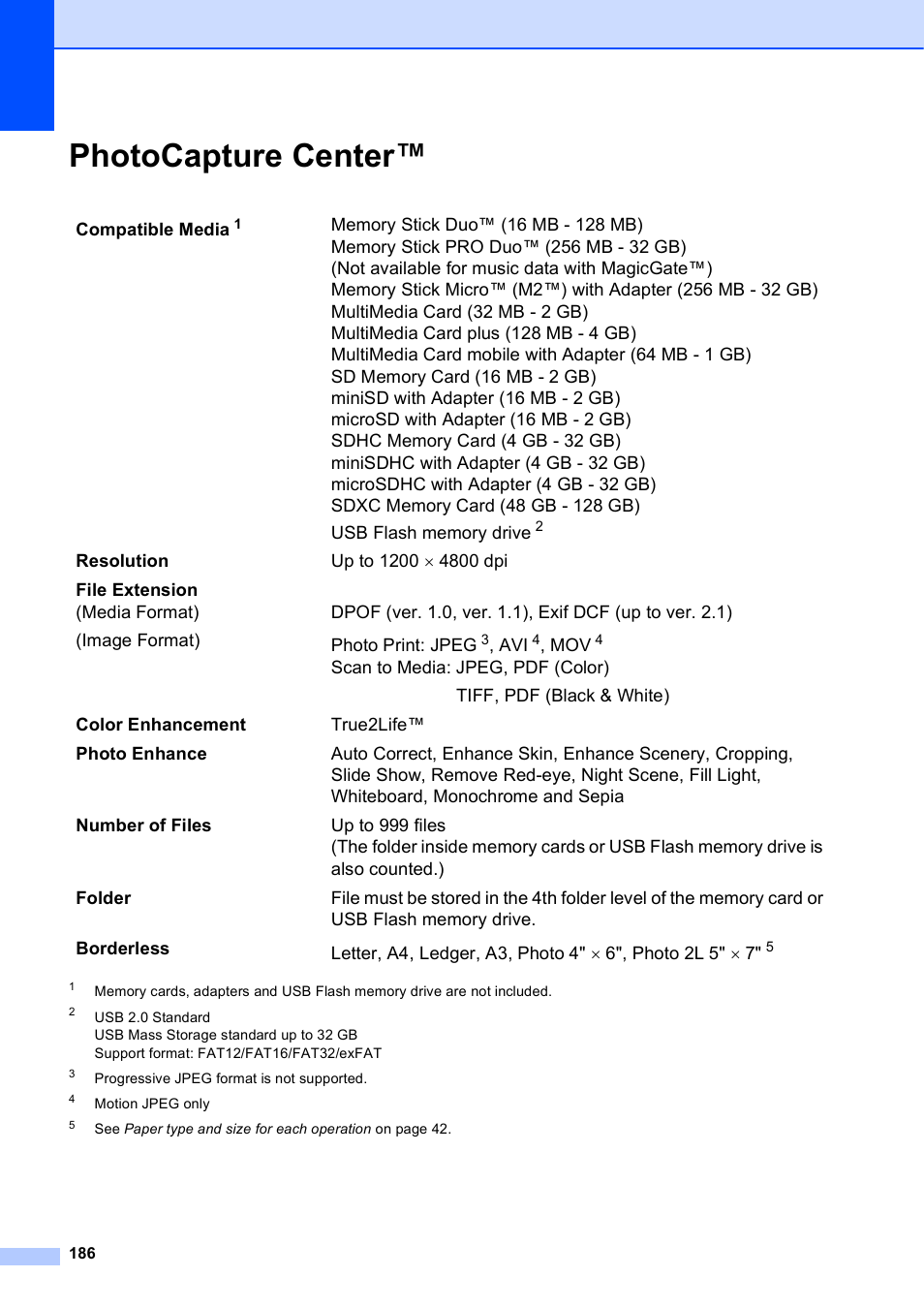 Photocapture center | Brother MFC-J4710DW User Manual | Page 200 / 211