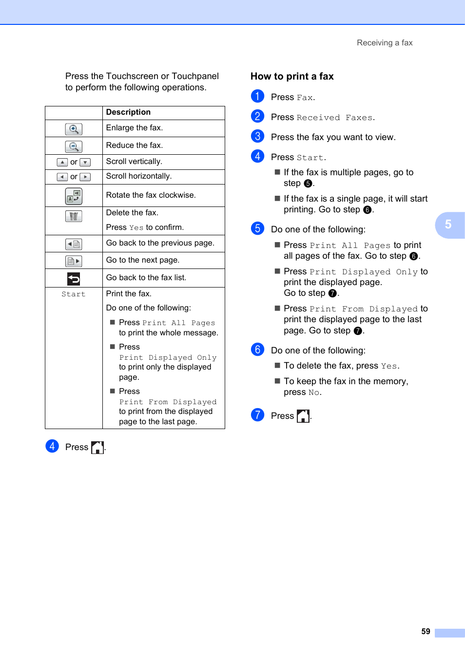 How to print a fax | Brother MFC-J4710DW User Manual | Page 73 / 211