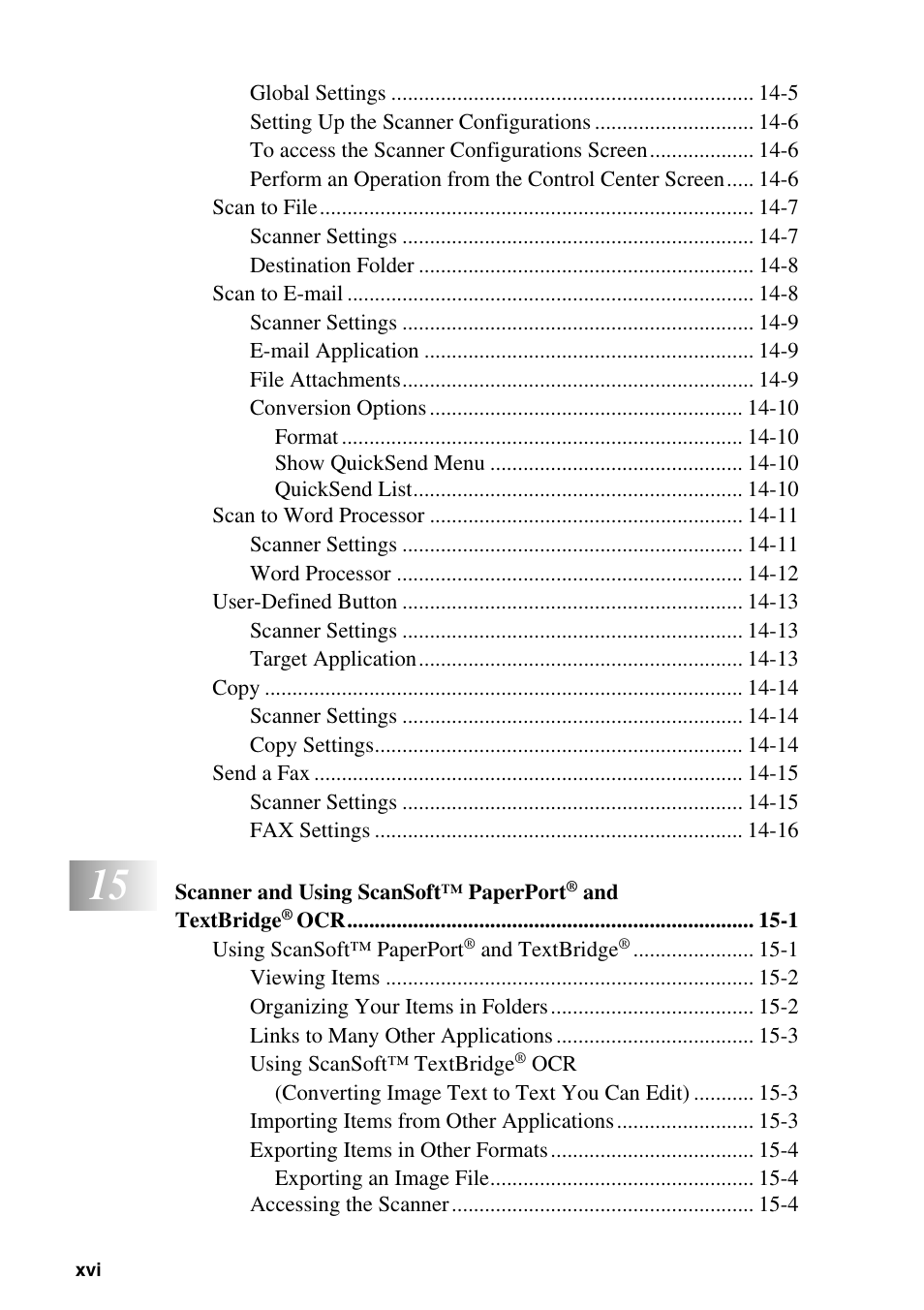 Brother FAX-2800 User Manual | Page 18 / 228
