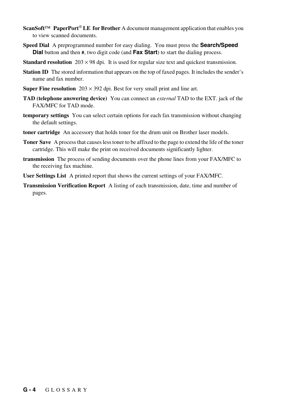 Brother FAX-2800 User Manual | Page 214 / 228